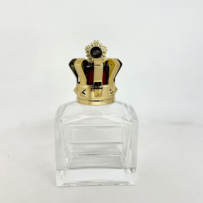 la prensa creativa de la botella del cristal de botellas de perfume 100ml rocía el empaquetado vacío de los cosméticos de la bayoneta de la botella