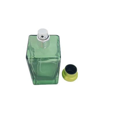 botella de perfume creativa 100ml con la botella de vidrio del casquillo del zamac, bayoneta, espray, botella vacía, empaquetado de los cosméticos