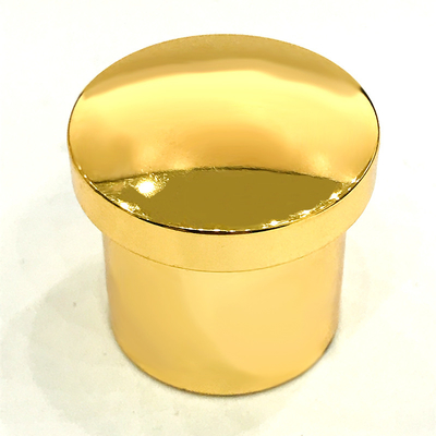 Cápsulas clásicas de perfume del aluminio de Zamak del color oro