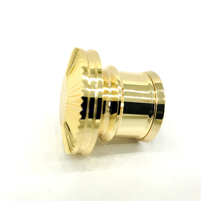 Cápsulas de aluminio de perfume de Zamak del color oro clásico de encargo