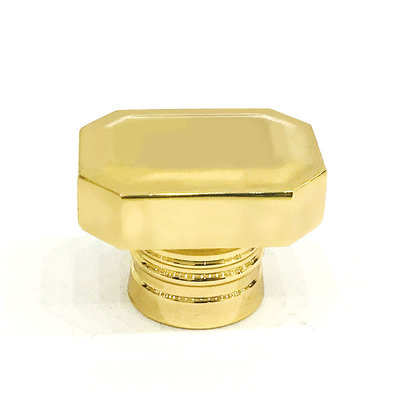 El metal clásico Zamak de la forma del rectángulo del chapado en oro de la aleación del cinc perfuma la cápsula