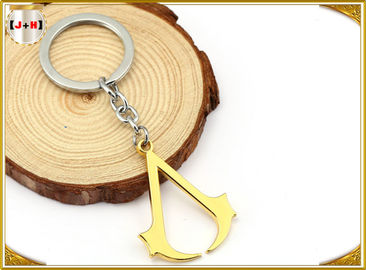 Llavero del metal de los accesorios de Hangbag, astilla o anillos a granel de oro del llavero que platean