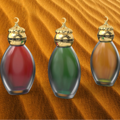 Botella de perfume moderna Zamac Cap de perfume para botella de perfume cuadrada con aspecto personalizado
