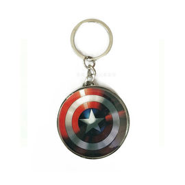 Los llaveros personalizados América del capitán metal refrescan a los héroes de la maravilla para los regalos