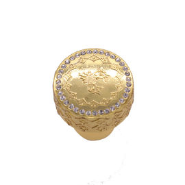 Tamaño modificado para requisitos particulares de las cápsulas de perfume de la aleación del cinc del diamante con el logotipo de la decoración