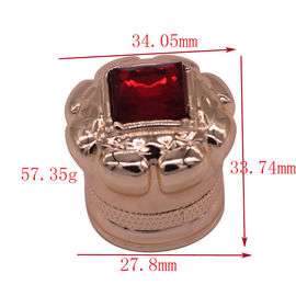 El perfume decorativo de Zamak de la moda del diamante capsula las cápsulas de encargo de perfume