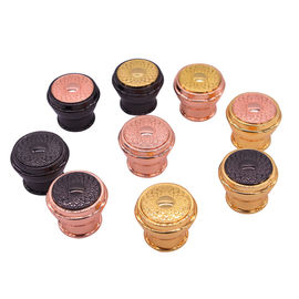 Aleación redonda personalizada del cinc del casquillo del perfume de Lotus Zamac para las botellas