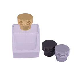 Casquillo magnético modificado para requisitos particulares peso ligero del perfume de la aleación del cinc, casquillos del espray de perfume