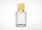 Metal creativo de lujo del oro de la cubierta el 15Mm de la botella de perfume del estilo de la raya vertical de Zamac