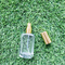 La botella de perfume 30ML rocía la botella de vidrio rectangular de gama alta del perfume de la boca del tornillo de botella de perfume en existencia