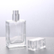 Botella de perfume vacía de cristal transparente de la botella de perfume 30ML50ML100ML de la botella de los cosméticos de botella de la boca rectangular del tornillo