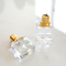 Botella portátil transparente de cristal del espray de perfume de la botella de perfume de la botella de vidrio del cuadrado de la botella de perfume del alto grado 30ml
