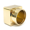 El cubo clásico del oro de la aleación del cinc forma el metal Zamac perfuma la cápsula