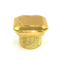 El rectángulo caliente clásico del oro de la aleación del cinc de la venta forma el metal Zamac perfuma la cápsula