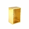 El color oro Zamak de la forma del rectángulo perfuma la cápsula
