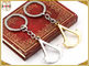 Llavero del metal de los accesorios de Hangbag, astilla o anillos a granel de oro del llavero que platean
