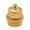 Casquillos del perfume de Zamak del oro del color para el cuello de 15m m, casquillo magnético durable del perfume