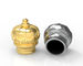 La nueva corona de la cápsula de perfume del diseño del color oro forma el material de Zamak