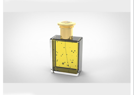 Tapa de plata creativa de la botella de perfume de Zamac de la aleación del cinc del metal del color oro para la vela del vino