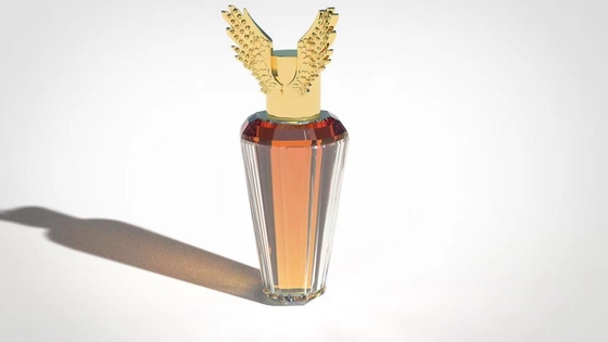 El perfume de Zamak de la aleación del cinc del oro de Rose del oro capsula los casquillos de corona del metal/del oro