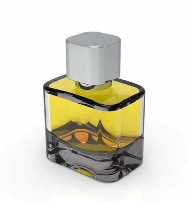 La botella de perfume del metal del cubo Zamac capsula Fea universal creativo de lujo el 15Mm