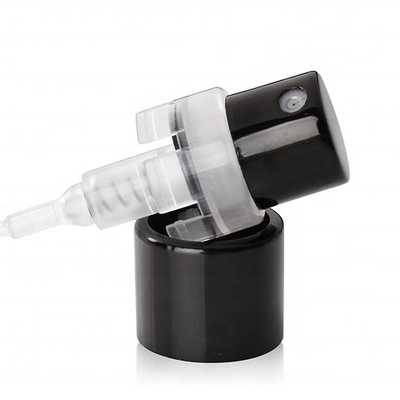 Boca negra modificada para requisitos particulares PP/material de aluminio de la botella de perfume de 360 grados