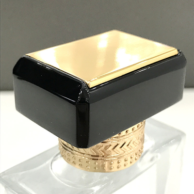 Contenedor de Perfume Zamak personalizado 41*29*30mm con tapas de oro/plata