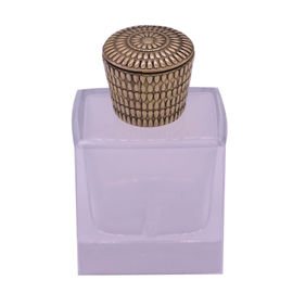 Modelo retro del metal de Zamac del perfume del casquillo de la cubierta de la patente del diseño del descenso de lujo del agua