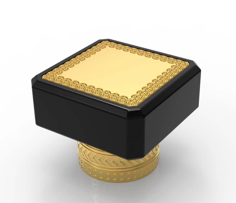 comprar El oro plateó la alta cápsula del cuadrado de la estética perfuma al OEM todo el color aceptado online manufacture