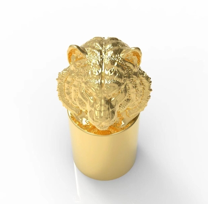 comprar Estética de la aleación amistosa del cinc de Lion Head Perfume Bottle Cap Eco alta online manufacture