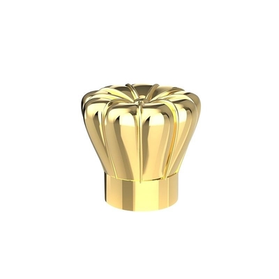 comprar Galjanoplastia de lujo de la ejecución de la cápsula de perfume de Zamac del metal brillante del oro online manufacture