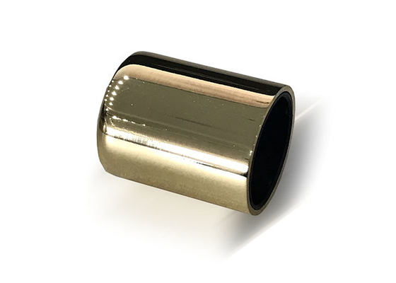 comprar cápsula de perfume de la aleación del cinc del metal del oro de 15m m Zamac de lujo con el logotipo online manufacture