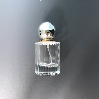 comprar Los cosméticos de cristal portátiles de la botella del submarino del perfume de la barra vertical de perfume 30ML de la botella del casquillo de gama alta de la bola rocían la botella vacía de la botella online manufacture