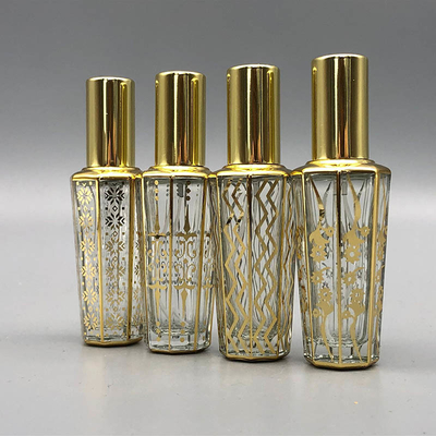 comprar 15ML electrochapó la botella de perfume de alto grado ULTRAVIOLETA, botella de agua de perfume, botella de cristal anodizada, los cosméticos refinados rocía a BO online manufacture