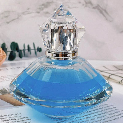 comprar Las botellas de perfume de cristal de alto grado al por mayor 75ml formaron a Crystal White Glass Transparent Perfume que las botellas pueden ser W equipado online manufacture