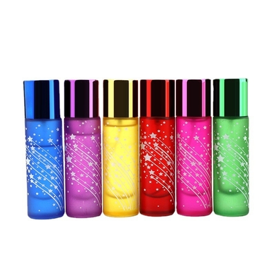 comprar La botella de perfume a granel de perfume de la botella de la fractura de botellas de la botella de cristal del cristal 30ML coloreó la botella vacía del perfume de cristal del espray online manufacture