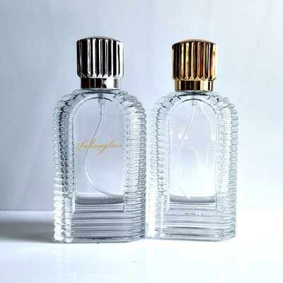 comprar El alto grado 60ml talló la botella de perfume de cristal formada con la parte inferior gruesa hecha de Crystal White Material online manufacture