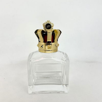 comprar la prensa creativa de la botella del cristal de botellas de perfume 100ml rocía el empaquetado vacío de los cosméticos de la bayoneta de la botella online manufacture