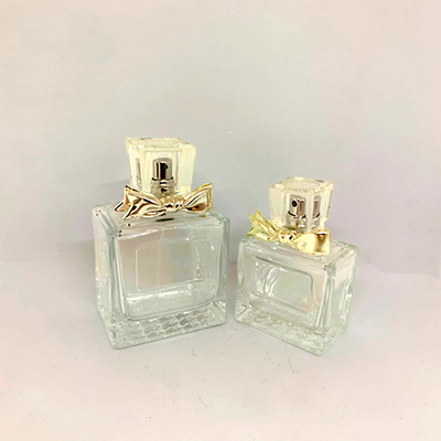 comprar el arco exquisito de la aleación de la botella del cristal de botellas de perfume de 50ml 100ml rocía la botella vacía que hace juego el arreglo para requisitos particulares de la fábrica online manufacture