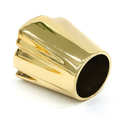 comprar Tipo de encargo cápsulas de la flor de aluminio de perfume de Zamak del color oro de la luz online manufacture