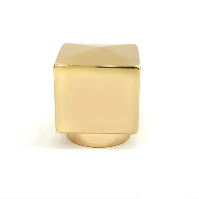 comprar El cubo creativo del oro de la aleación del cinc forma el metal Zamac perfuma la cápsula online manufacture