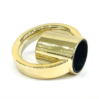 comprar Cápsula creativa de Ring Shape Metal Zamac Perfume del oro de la aleación del cinc online manufacture