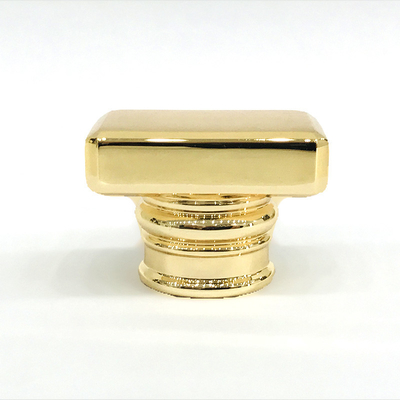 comprar El rectángulo clásico del oro de la aleación del cinc forma el metal Zamac perfuma la cápsula online manufacture