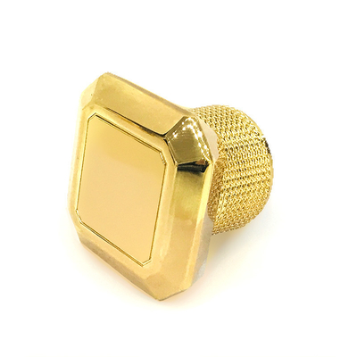 comprar El rectángulo caliente clásico del oro de la aleación del cinc de la venta forma el metal Zamac perfuma la cápsula online manufacture