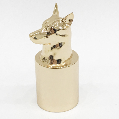 comprar Alta cápsula pulida de perfume de Zamak de la broche del perro del metal online manufacture