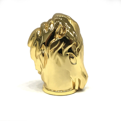 comprar El caballo clásico del color oro de la aleación del cinc forma el metal Zamac perfuma la cápsula online manufacture