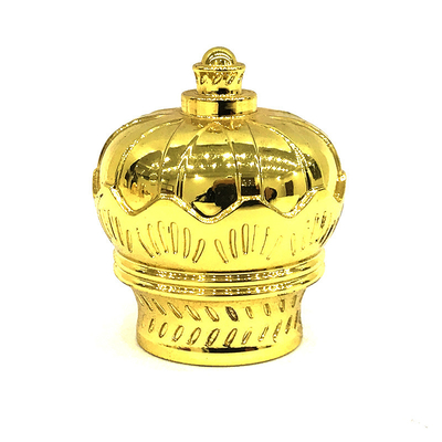 comprar El tipo ligero Zamac de la corona del metal del oro perfuma la cápsula online manufacture