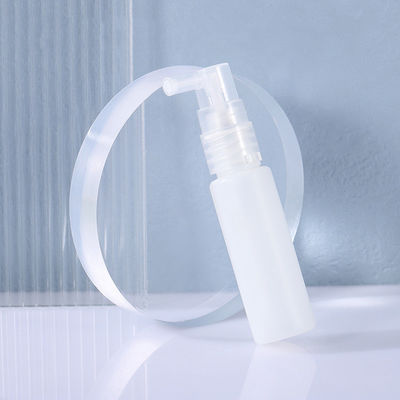 comprar Cabeza de espray principal de empaquetado cosmética curvada 14 dientes plástica de la tinta del removedor del maquillaje de la bomba de la botella de la boca Fabricación en línea