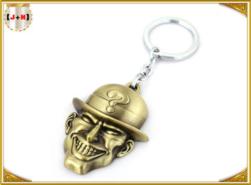 comprar Llavero plateado latón del metal, llaveros modificados para requisitos particulares con el logotipo grabado laser libre online manufacture