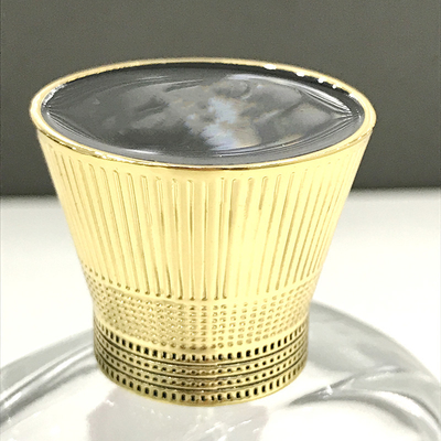 comprar 37*37*30mm Zamac Perfume Cap y embalaje Bolsa OPP Caja de cartón de ampollas online manufacture